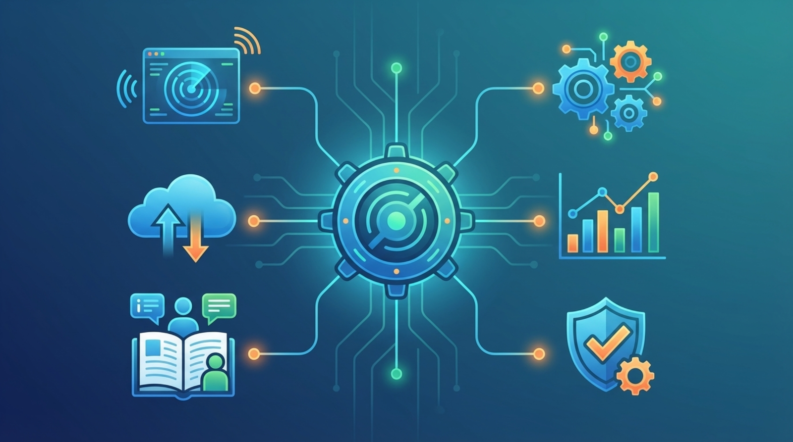 Diagram of HTB services